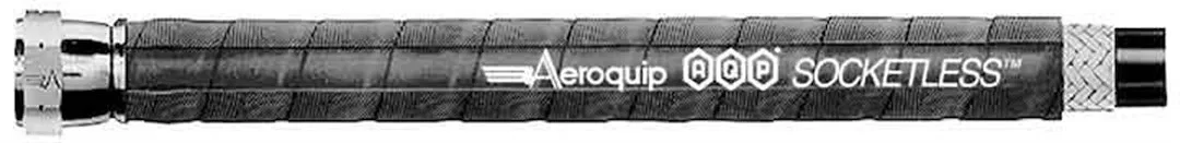 FCN0820 – AEROQUIP Braided Hose, For Use With Gasoline/ Fuel/ Lubricating/ Oils/ Air/ Water -8 AN 20 Foot Length Rate...